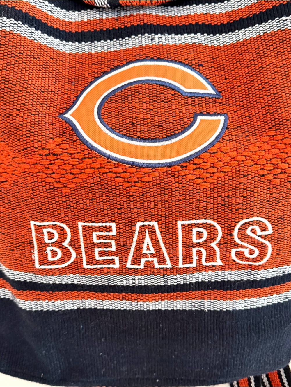 NFL Chicago Bears Hobo Backpack Purse Handbag Tote 16" Football Game Day NWOT - Picture 4 of 13